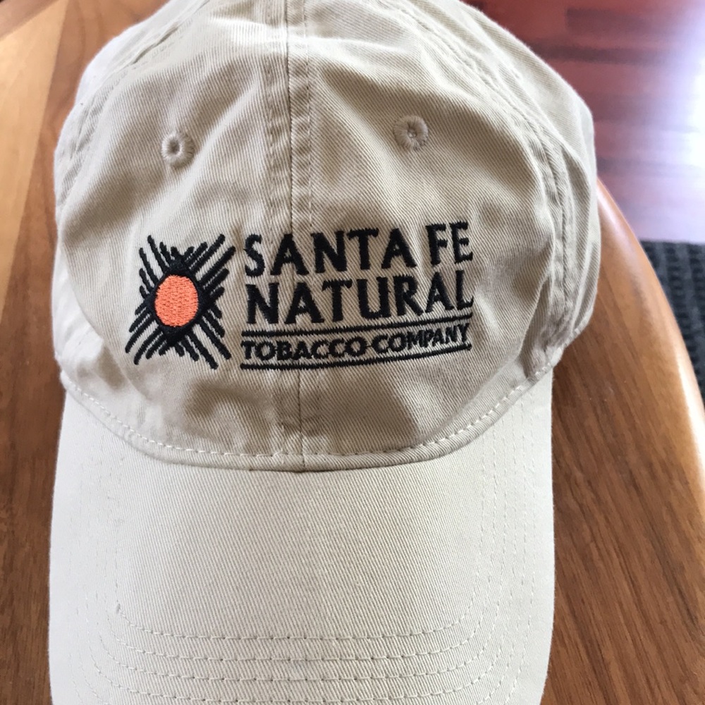 Santa Fe Natural Tobacco Co. Hat w/embroidered logo (100% Organic Cotton).